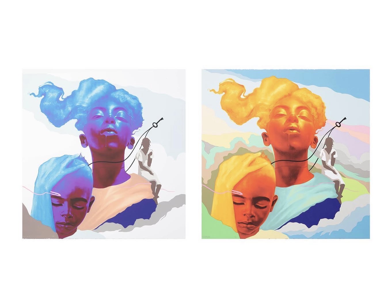 Progress shot — faces first, always.