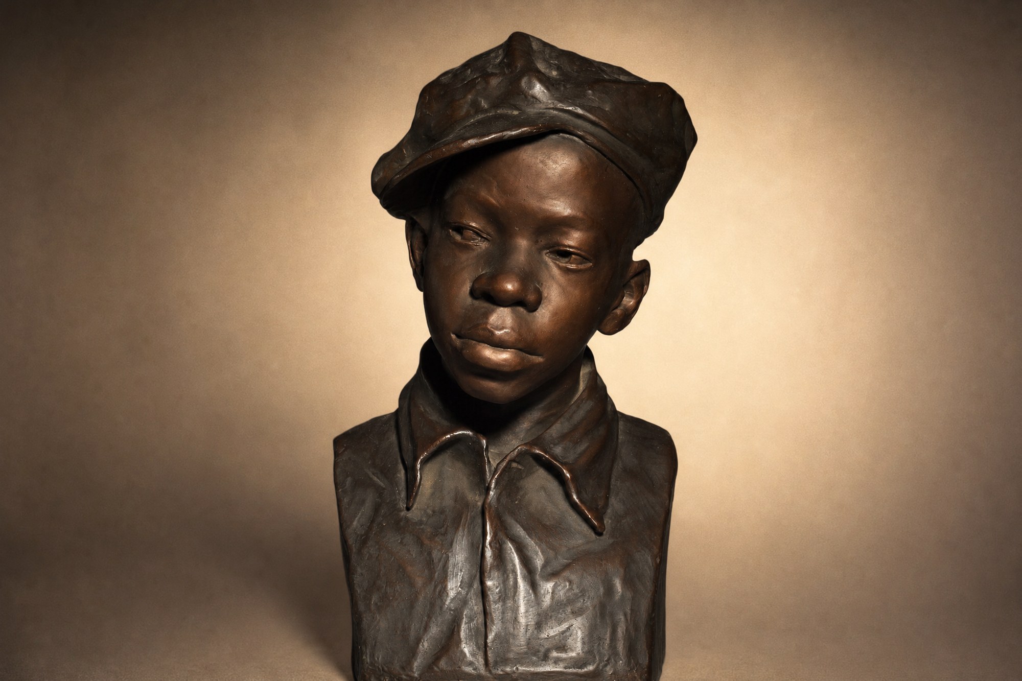 Gamin, by Augusta Savage, about 1929. Cleveland Museum of Art, CC0. Edited by Culture.