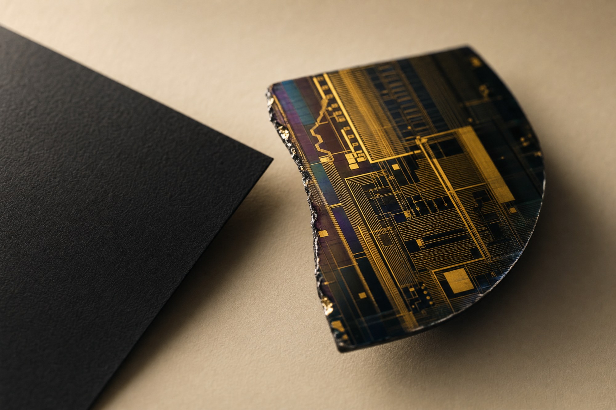 A wafer's worth of tiny decisions. Culture photo illustration.